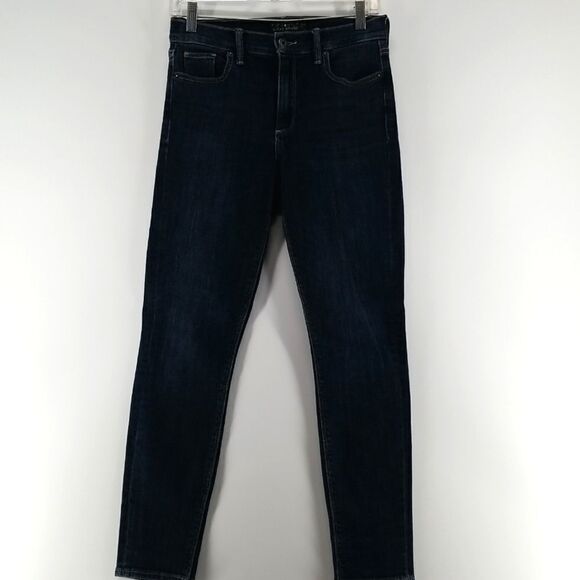 Lucky Brand Jeans Women's Size 26 Bridgette Skinny Blue Mid-Rise 5 Pocket Denim - Picture 1 of 12